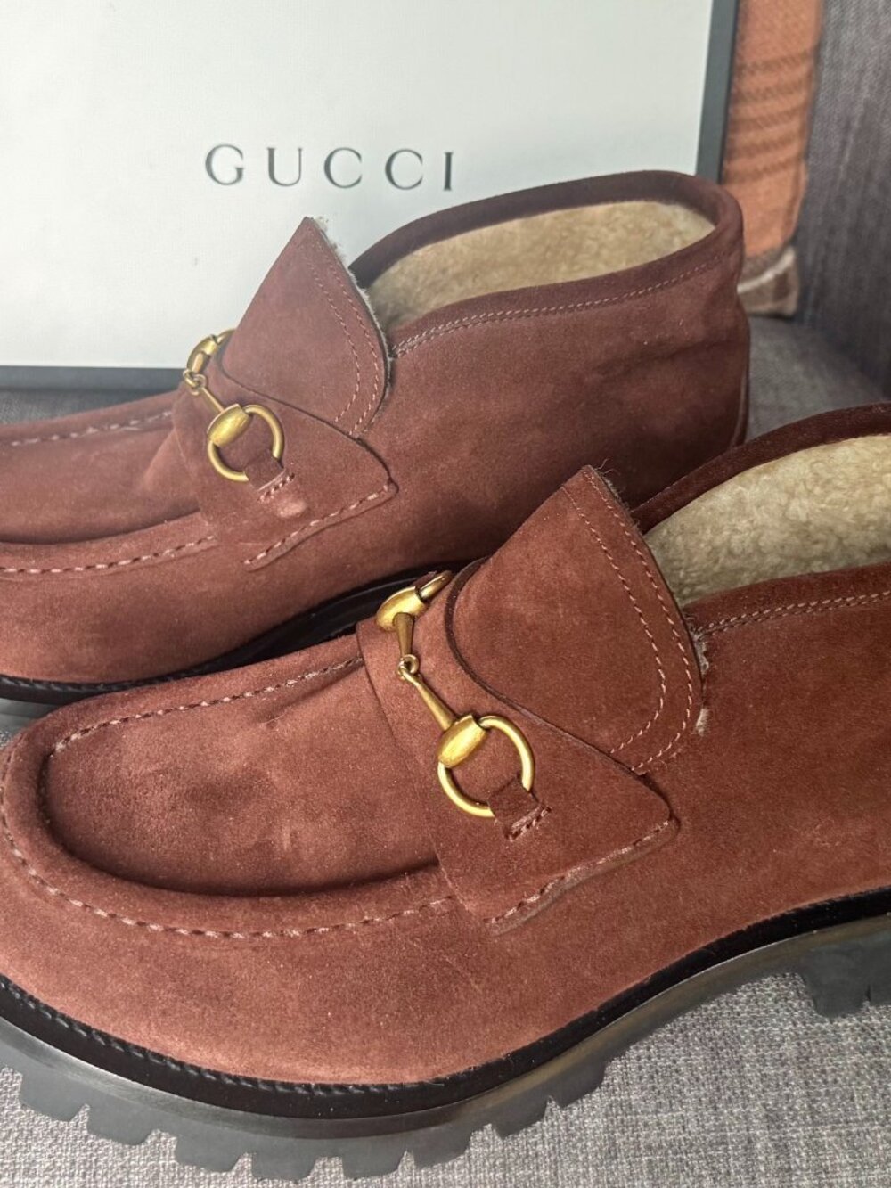 GUCCI Horsebit Chukka/Ankle slip-on...Men size 10.5